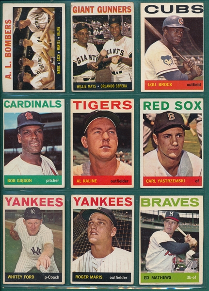 1964 Topps Baseball Complete Set (587)