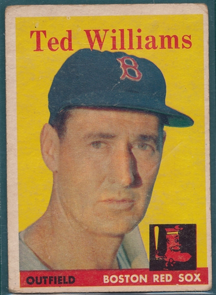 1958 Topps #1 Ted Williams (C)