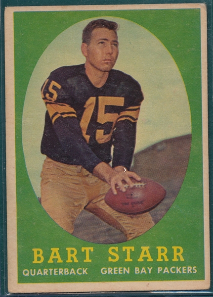 1958 Topps Football #66 Bart Starr