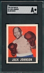 1948 Leaf Boxing #17 Jack Johnson Blank Back SGC Authentic