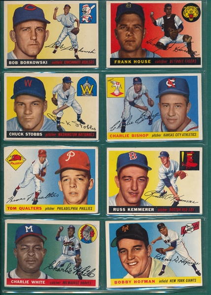 1955 Topps Lot of (49) W/ Ken Boyer, Rookie
