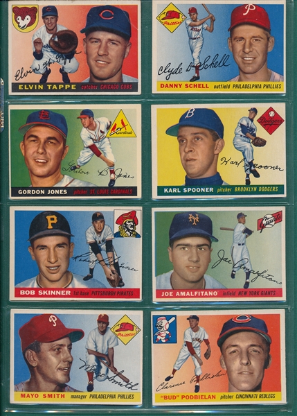 1955 Topps Lot of (49) W/ Ken Boyer, Rookie