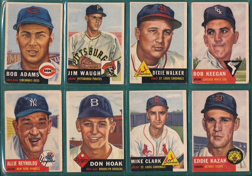 1953 Topps Lot of (30) W/ George Kell