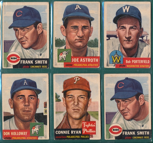 1953 Topps Lot of (30) W/ George Kell