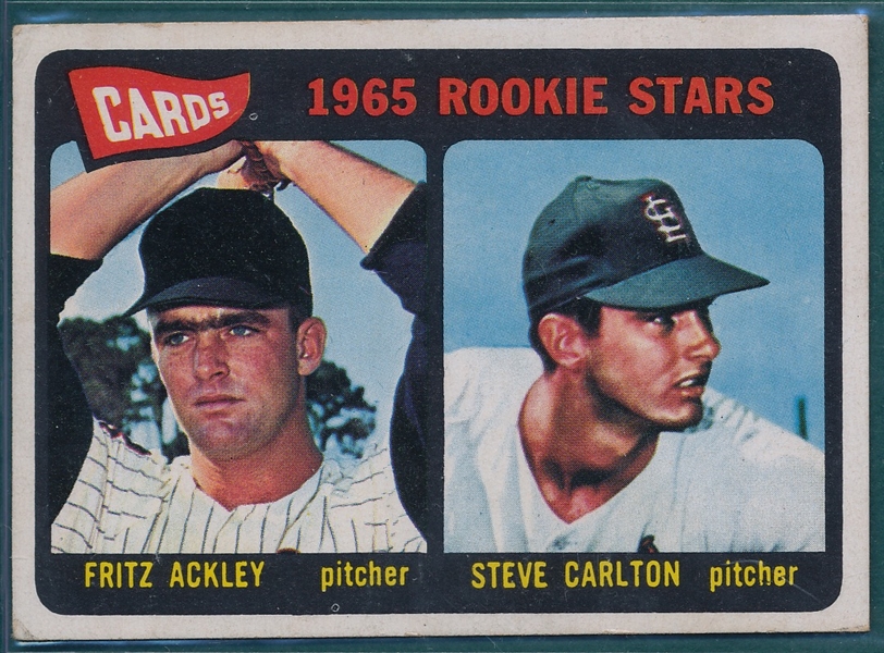 1965 Topps #477 Steve Carlton *Rookie*