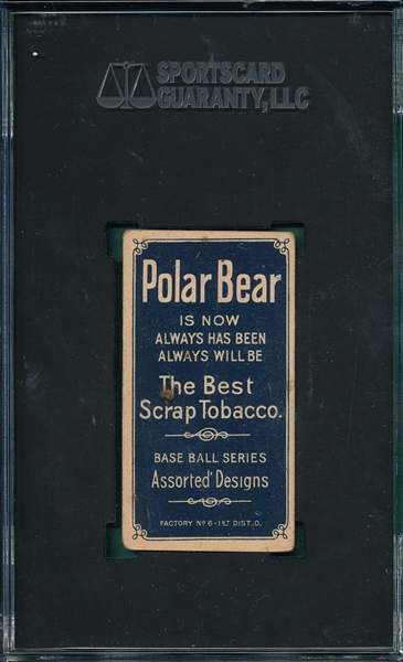 1909-1911 T206 Groom Polar Bear SGC 2.5