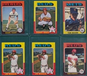 1975 Topps Mini Lot of (6) W/ Yount, Rookie