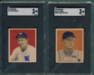 1949 Bowman #74 McBride & #132 Evans, Lot of (2) SGC 3