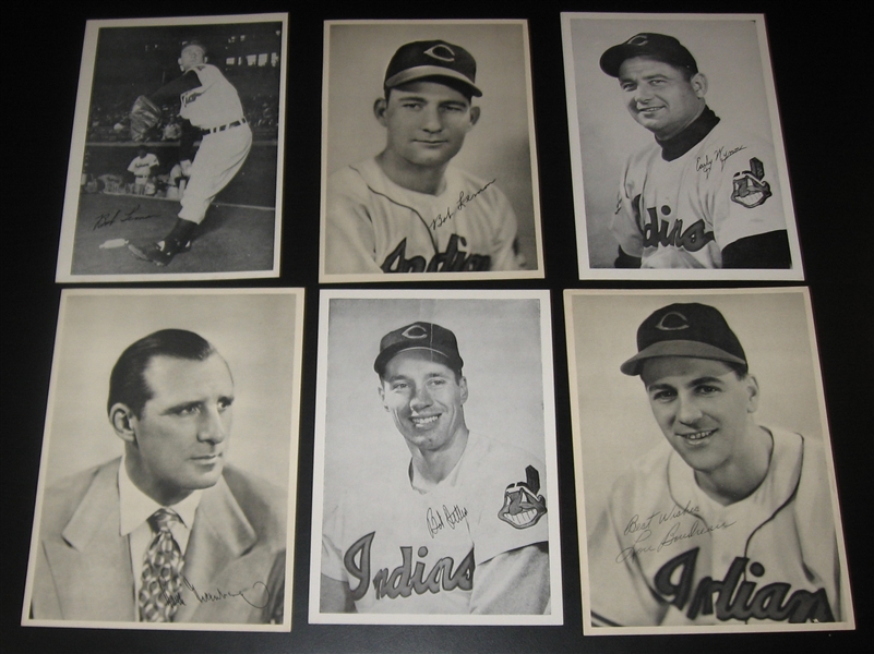 1940s-50s Cleveland Indians Picture Pack Lot of (38) W/ Greenberg & Feller