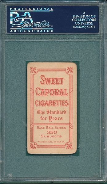 1909-1911 T206 McGraw, Portrait, No Cap, Sweet Caporal Cigarettes PSA 2.5 *Factory 25*