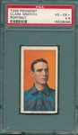 1909-1911 T206 Griffith, Portrait, Piedmont Cigarettes PSA 4.5