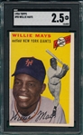 1954 Topps #90 Willie Mays SGC 2.5