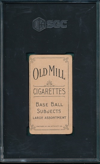 1909-1911 T206 Anderson Old Mill Cigarettes SGC 4.5