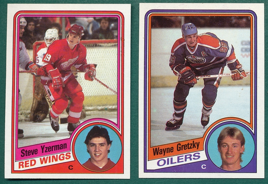 1984-85 Topps Hockey Set (165) W/ LaFontaine & Yzerman, Rookies