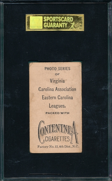 1910 T209 Jobson Contentnea Cigarettes SGC 30 *Photo Series* 