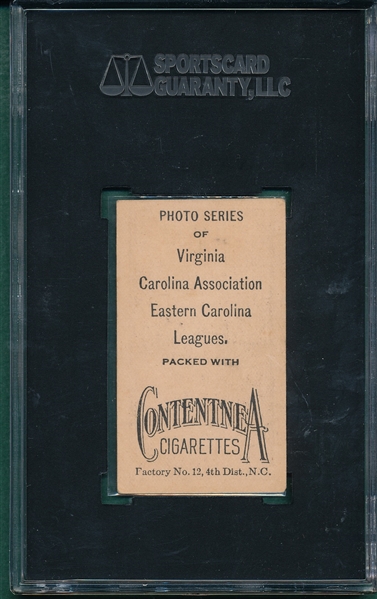 1910 T209 Kelley Contentnea Cigarettes SGC 10 *Photo Series* 