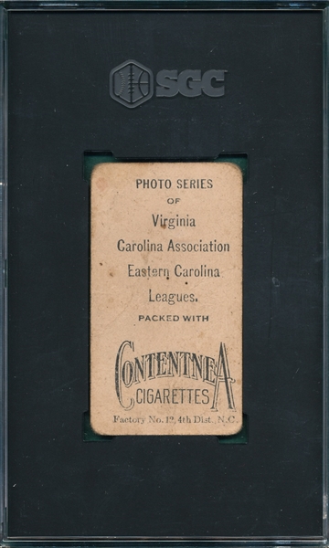 1910 T209 Morgan Contentnea Cigarettes SGC 1 *Photo Series* 