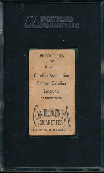 1910 T209 Dailey Contentnea Cigarettes SGC 10 *Photo Series* 