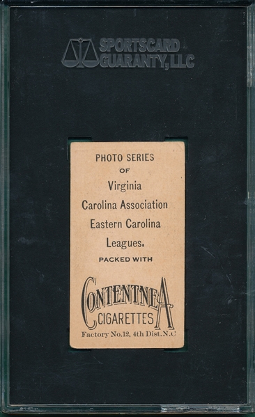 1910 T209 McHugh Contentnea Cigarettes SGC 50 *Photo Series* 