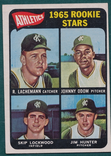 1965 Topps #526 Jim Hunter, Rookie *Hi #*