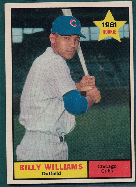 1961 Topps #141 Billy Williams, Rookie