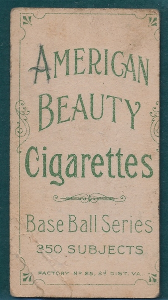 1909-1911 T206 Ferguson American Beauty Cigarettes