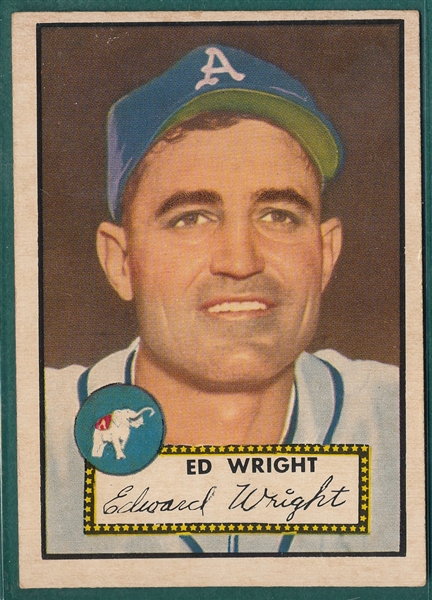 1952 Topps #368 Ed Wright *Hi #*