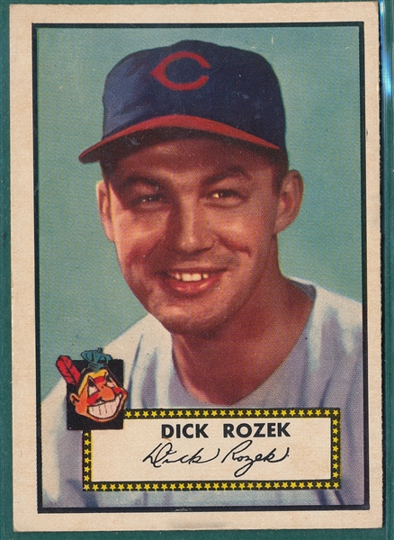 1952 Topps #363 Dick Rozek *Hi #*