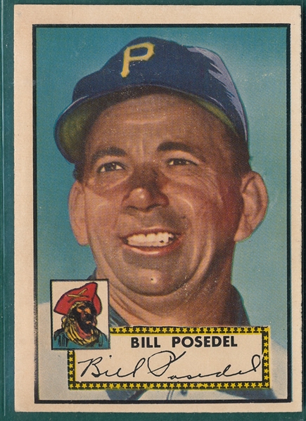 1952 Topps #361 Bill Posdell *Hi #* 