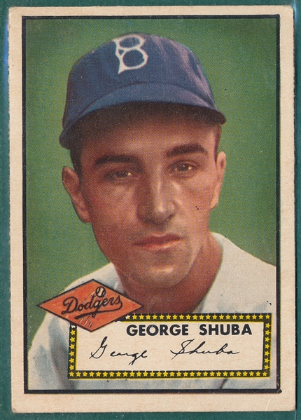 1952 Topps #326 George Shuba *Hi #*