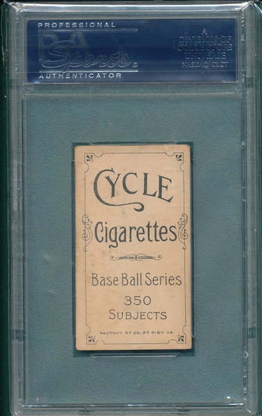 1909-1911 T206 Dorner Cycle Cigarettes PSA 4
