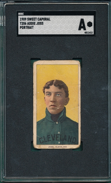 1909-1911 T206 Joss, Portrait, Sweet Caporal Cigarettes SGC Authentic