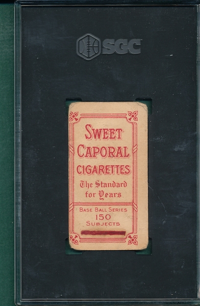 1909-1911 T206 Joss, Portrait, Sweet Caporal Cigarettes SGC Authentic