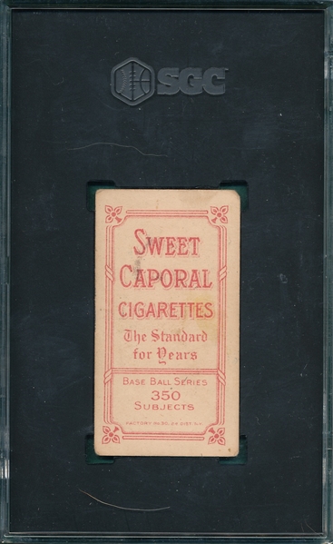 1909-1911 T206 Butler, Sweet Caporal Cigarettes SGC 3