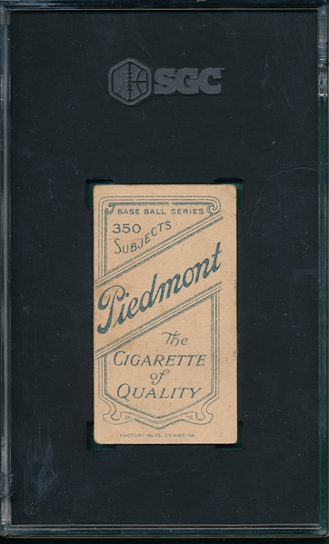 1909-1911 T206 Beckley Piedmont Cigarettes SGC 3