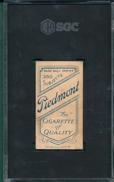 1909-1911 T206 Brain Piedmont Cigarettes SGC 4 