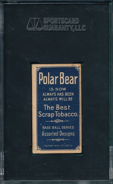 1909-1911 T206 Phelps Polar Bear SGC 60