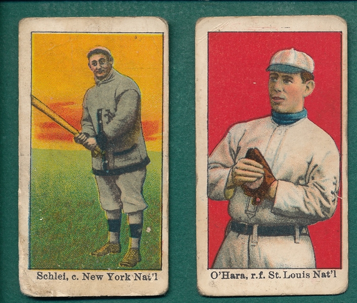 1909 E101 O'Hara & Schlei, Lot of (2)