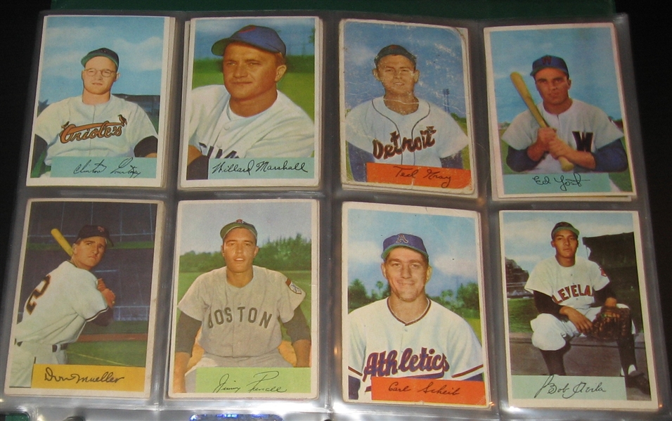 1954 Bowman Baseball Complete Set (224)