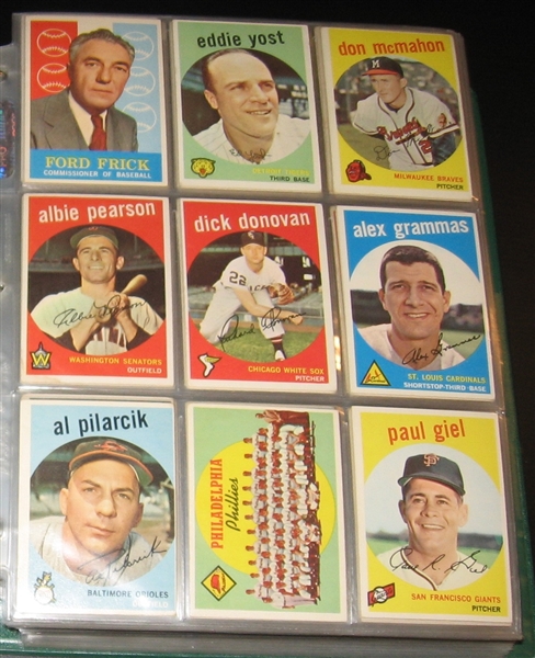 1959 Topps Baseball Complete Set (572) 