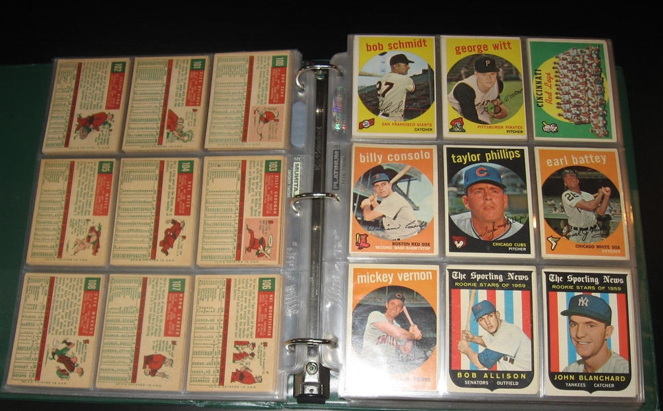 1959 Topps Baseball Complete Set (572) 