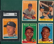 1958 Topps Baseball Complete Set (494) 