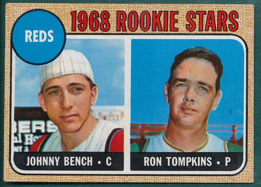 1968 Topps #247 Johnny Bench *Rookie*