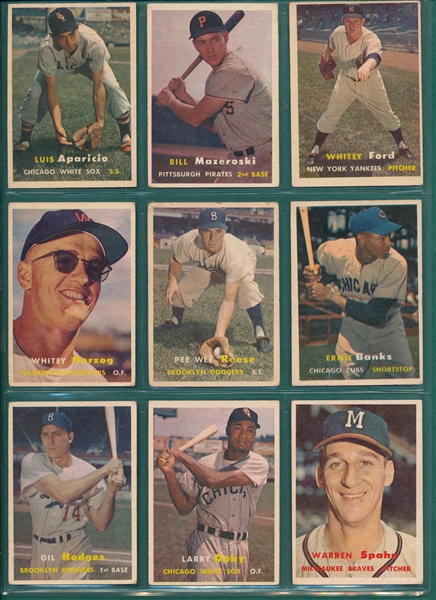 1957 Topps Baseball Near Set (398/404)