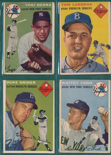 1954 Topps Baseball Near Set (244/250)