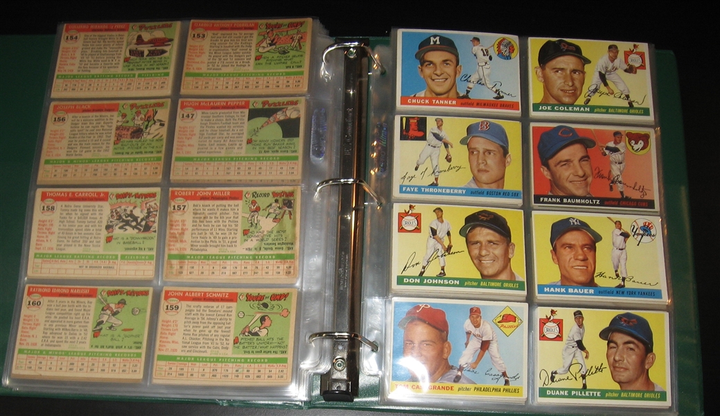 1955 Topps Baseball Near Set (198/206)