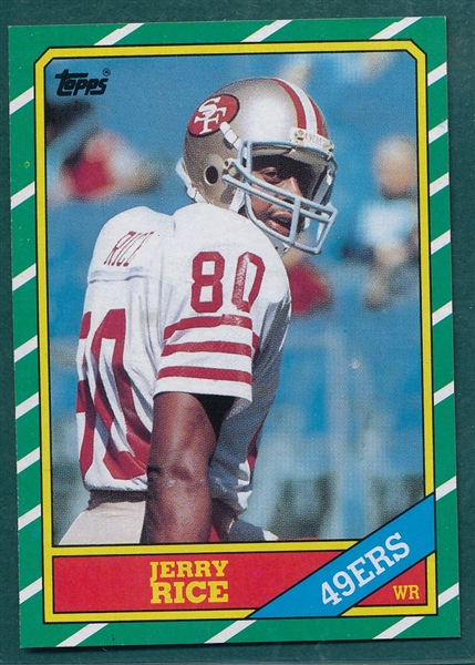 1986 Topps Football #161 Jerry Rice *Rookie*