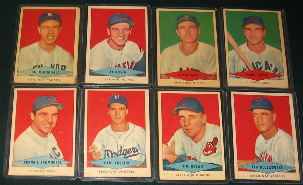 1954 Red Heart Partial Set (23/33)