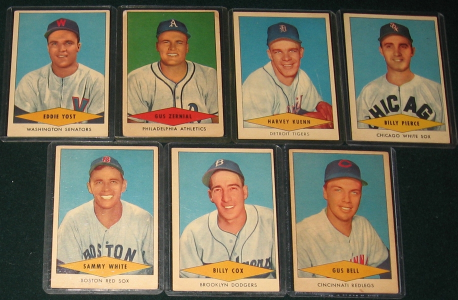 1954 Red Heart Partial Set (23/33)