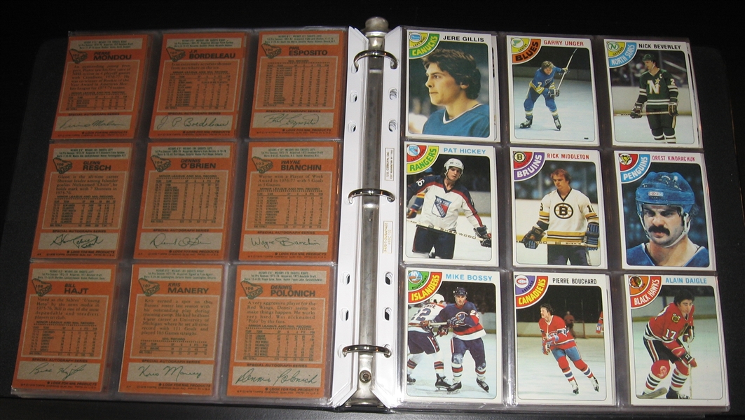 1978-79 Topps Hockey Complete Set W/ Bossy, Rookie